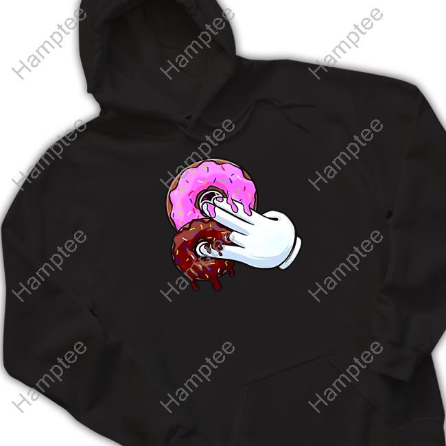 Funnyahhtees 2 Pink 1 Brown Donuts Hoodie Funnyahhtees 2 Pink 1 Brown Donuts Hoodie