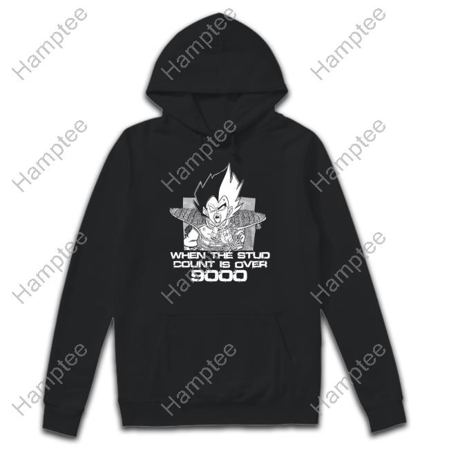 Official When The Stud Count Is Over 9000 Tee Punkwithacamera Merch