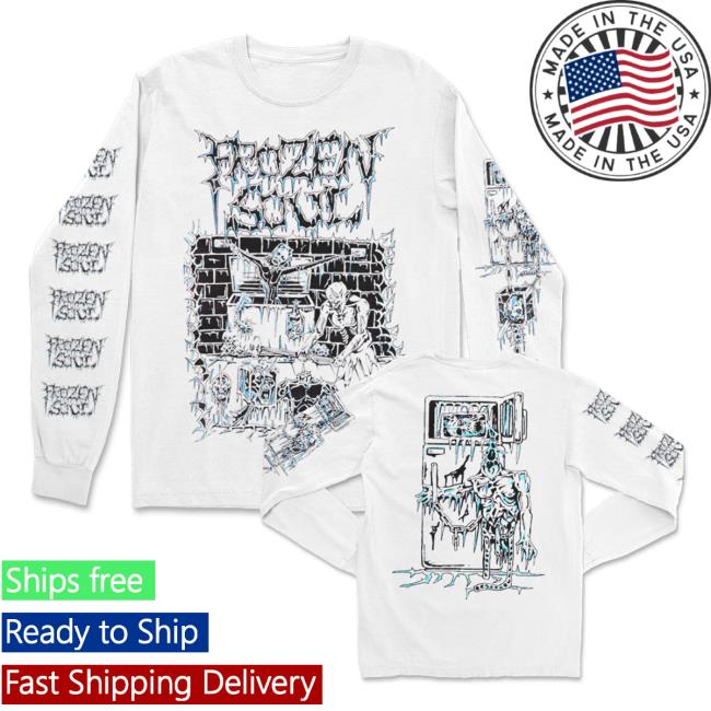 Official Frozensoultx Merch Store Ice Chest Hoodie Sweatshirt (White) Frozensoultx Shop