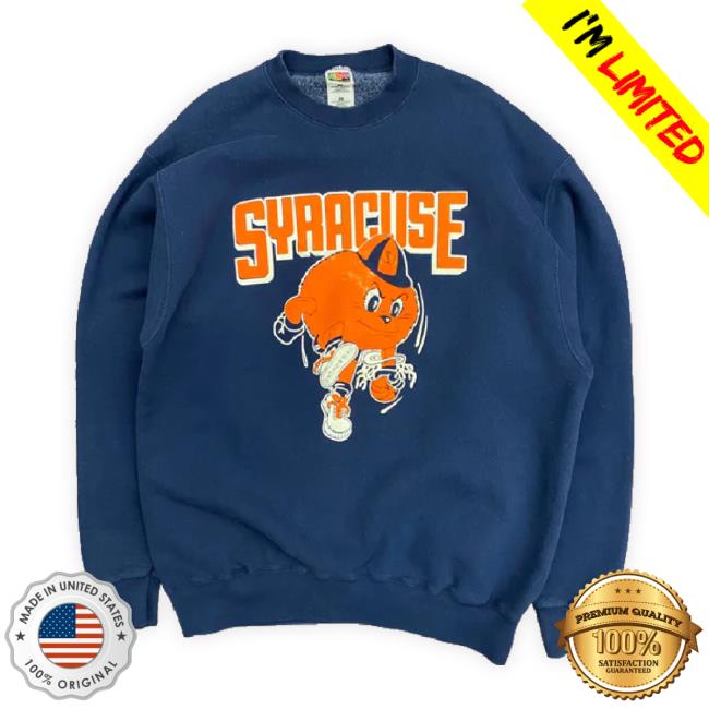 Official Uticavc Shop Utica Vintage Club Vintage 90S Syracuse University Orangemen Basketball Puff Print Hoodie Utica Vintage Club Merch Store