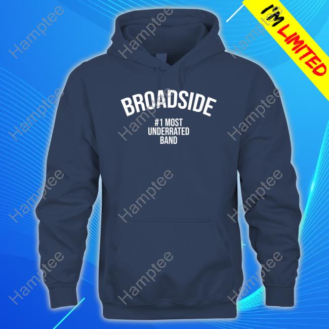 Official Hotelbleu Store Broadside 1 Most Underrated Band Tee Shirt
