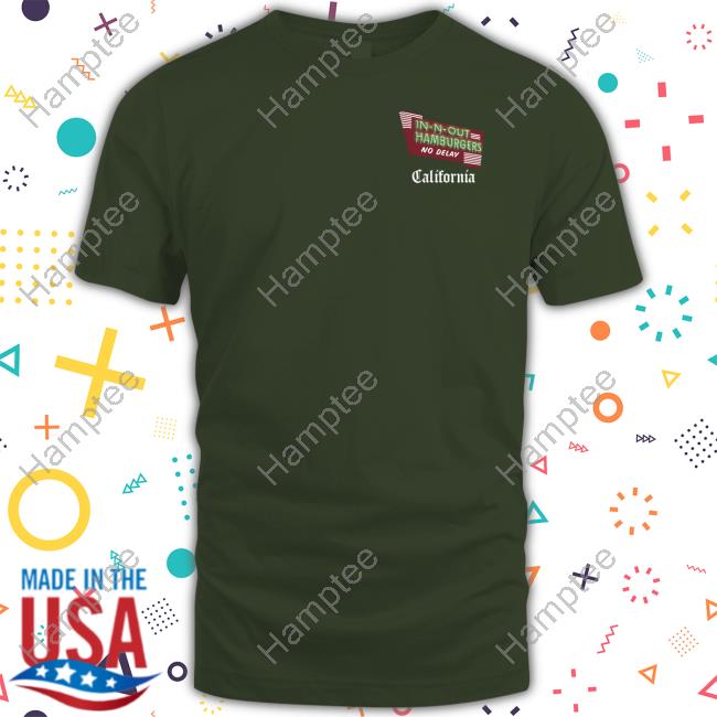 Michigan Football In-N-Out Hamburgers No Delay California Sweatshirt Michigan Football In-N-Out Hamburgers No Delay California Sweatshirt