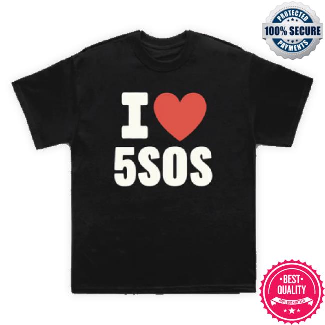 Official 5Sos Store Merch 5Sos I <3 5Sos Hoodie Sweatshirt 5Sosstore Shop