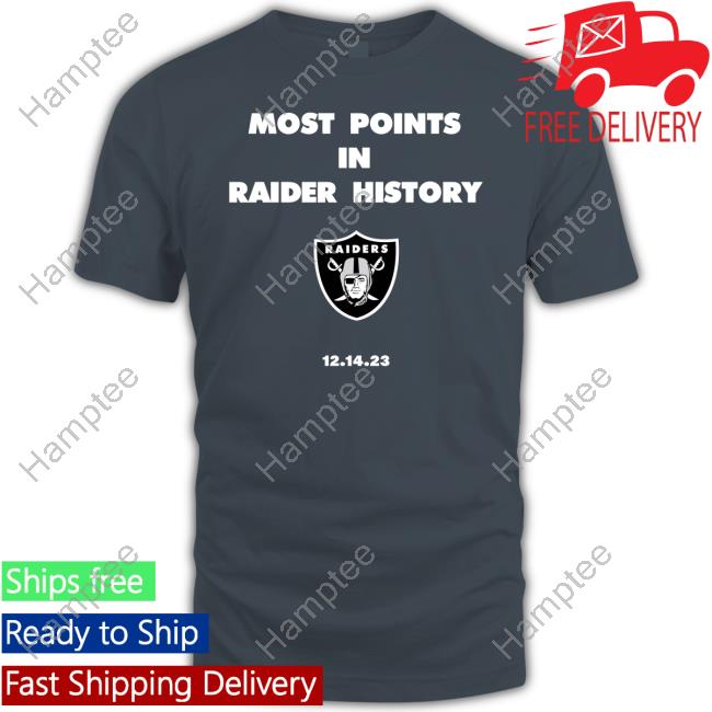 Thenat1on Most Points In Raider History 12.14.23 Shirt