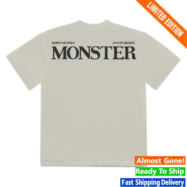 Official Justin Bieber Merch Store Shop Justin Bieber Monster Photo T-Shirts JustinBieber Apparel Clothing