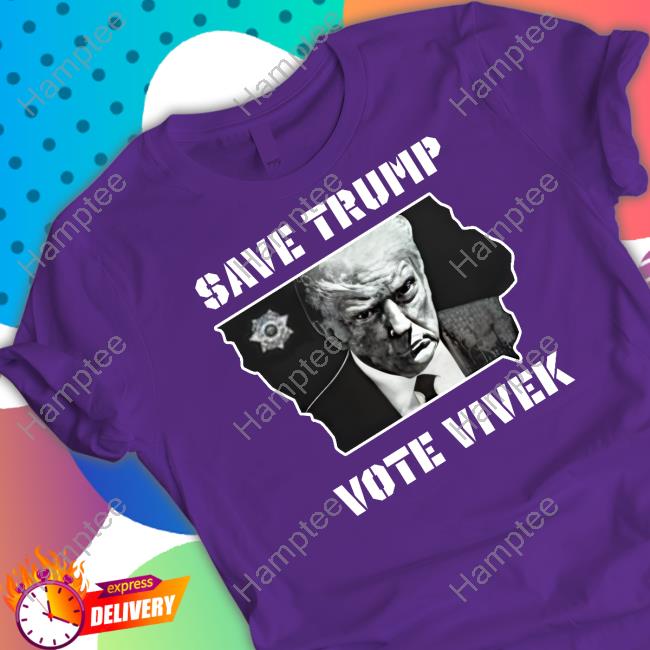 Save Trump Vote Vivek Iowa Map Hoodie