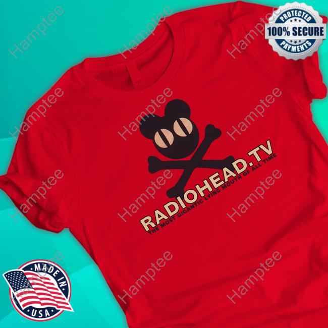 Official 2001 Radiohead The Most Gigantic Lying Mouth Funny Shirt Official 2001 Radiohead The Most Gigantic Lying Mouth Funny Shirt