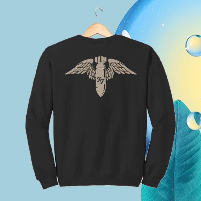 Original Foo Fighters Merch Store Winged Bomb Crewneck Sweaters Foofighters Shop Original Foo Fighters Merch Store Winged Bomb Crewneck Sweaters Foofighters Shop