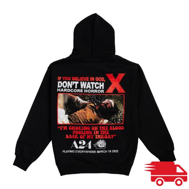 Official A24 Films Merch Store Online Ceramics X X Hardcore Horror Embroidered TankTop A24films Shop