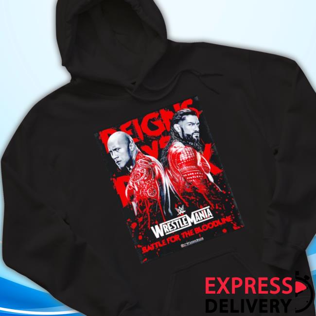 Trending The Rock Vs Roman Reigns Battle For The Bloodline Hoodie Trending The Rock Vs Roman Reigns Battle For The Bloodline Hoodie