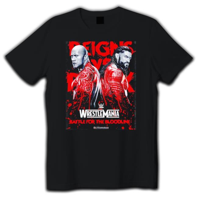 Trending The Rock Vs Roman Reigns Battle For The Bloodline Hoodie Trending The Rock Vs Roman Reigns Battle For The Bloodline Hoodie