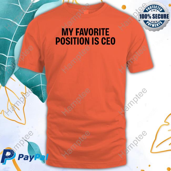 Tommielhhatl My Favorite Position Is Ceo Long Sleeve Shirt