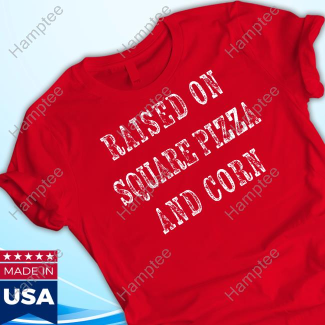 Raised On Square Pizza And Corn Hoodie