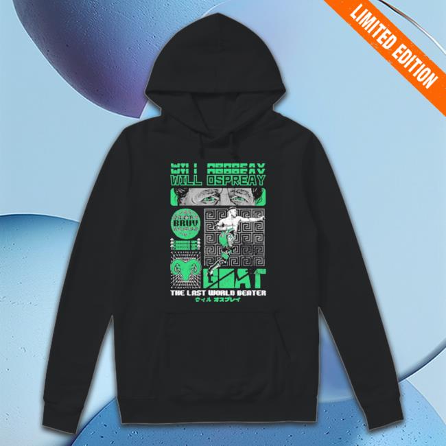 Original Will Ospreay The Last World Beater Goated Hoodie Sweatshirt