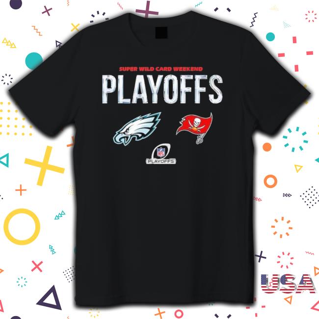 Trending Philadelphia Eagles Vs Tampa Bay Buccaneers 2023 Super Wild Card Playoffs Classic Shirt