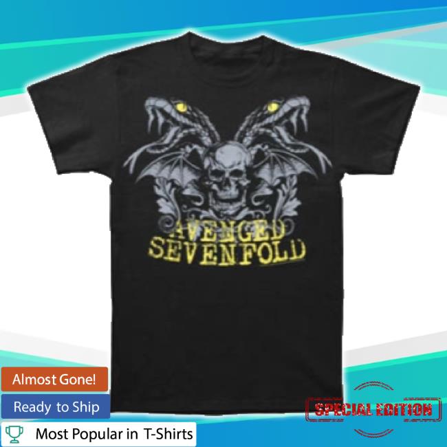 Trending Rockabilia Merch Store Avenged Sevenfold Snake Eyes Slim Fit Shirt Rockabilia Shop