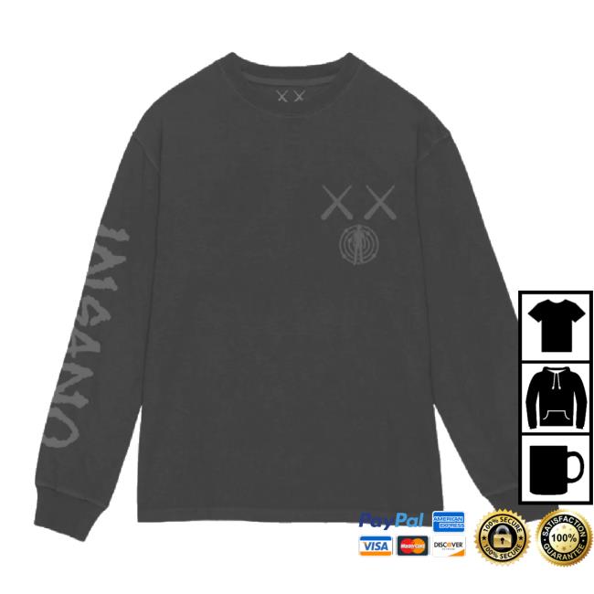 Original Kidcudi Merch Store Kaws For Insano Ls Hoodie Sweatshirt Kidcudi Shop