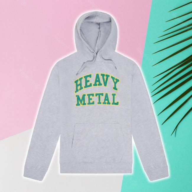 Original Kerrang Merch Store Heavy Metal Classic Shirt- Grey Marl Kerrang Shop