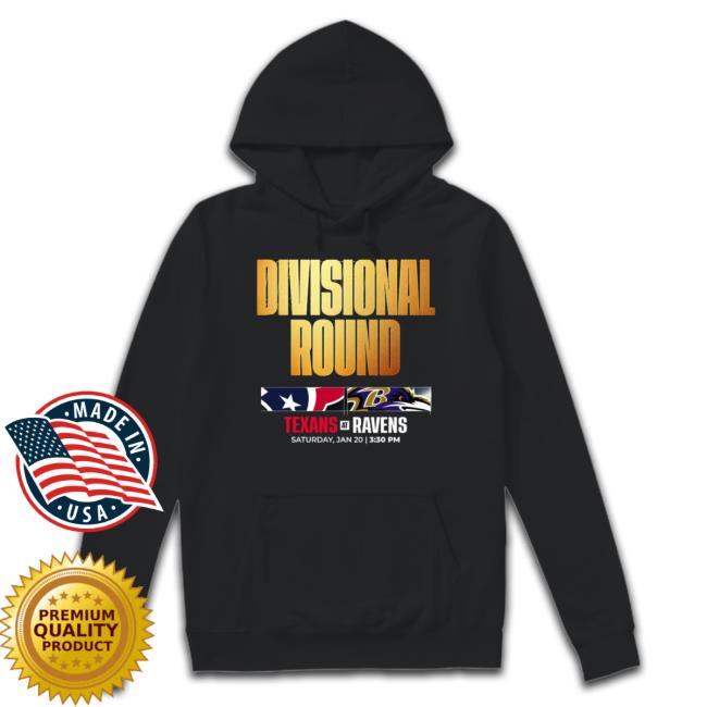 Original Houston Texans Vs Baltimore Ravens 2023 Super Divisional Round Shirts