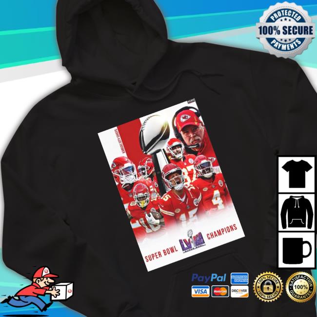 Original The Winner Super Bowl Lviii Patrick Mahomes Trophy Collection Hoodie Sweatshirt
