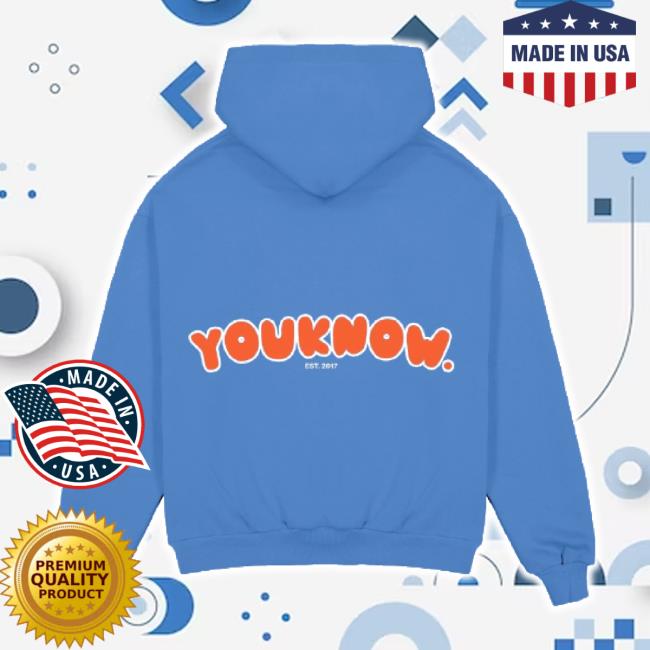 Trending Youknow Merch Store Sunset Hoodie 2.0 Cornflour Youknow Shop