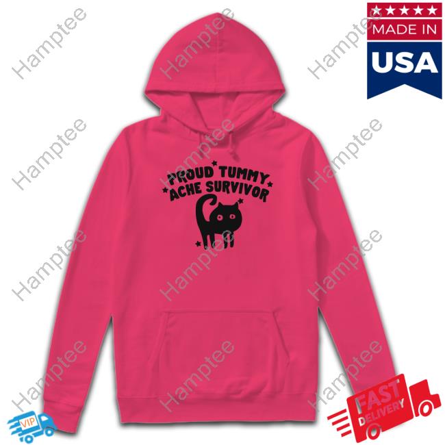 Official Proud Tummy Ache Survivor Long Sleeve T Shirt Gotfunnymerch
