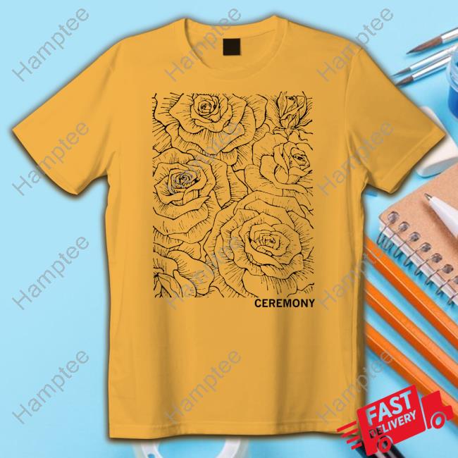 Ceremonyhc Merch Ceremony Red Rose T Shirt