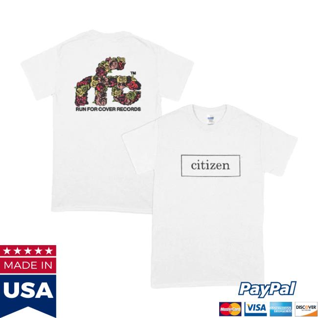 Trending Run For Cover Records Merch Store Citizen Youth Anniversary Shirt Runforcoverrecords Shop