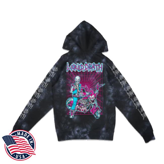 Trending Indie Merch Store Liquid Death "Deathrider" Pullover Sweaters Indiemerchstore Shop Trending Indie Merch Store Liquid Death "Deathrider" Pullover Sweaters Indiemerchstore Shop
