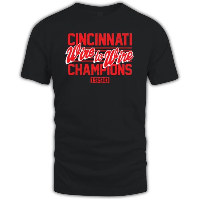Trending Cincinnati Wire To Wire Champions 1990 Hoodie