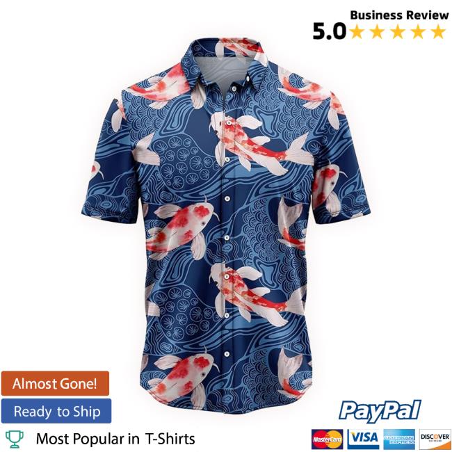 Official Aquarium Fish Hawaiian Shirts- Japanese Carp Casual Button Down t-shirt, hoodie, tank top, sweater and long sleeve t-shirt Official Aquarium Fish Hawaiian Shirts- Japanese Carp Casual Button Down t-shirt, hoodie, tank top, sweater and long sleeve t-shirt