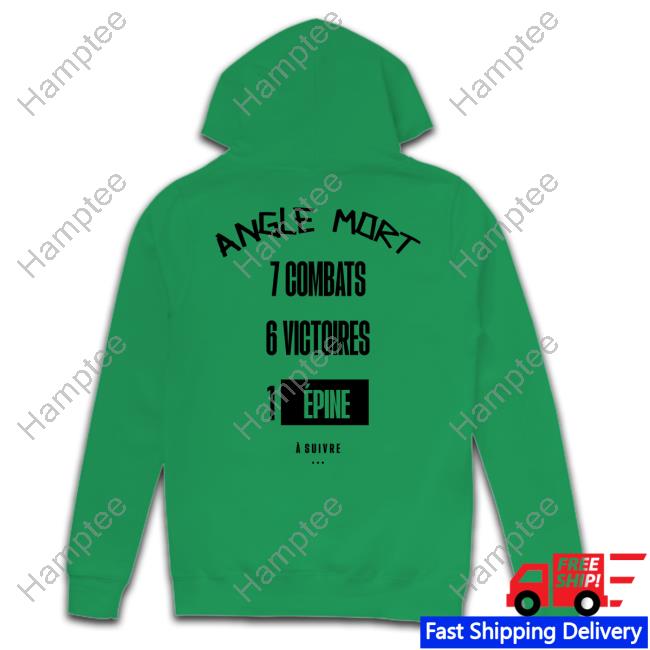 Cédric Doumbè Angle Mort 7 Combats 6 Victoires 1 Epine T-Shirt Cédric Doumbè Angle Mort 7 Combats 6 Victoires 1 Epine T-Shirt