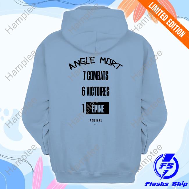 Cédric Doumbè Angle Mort 7 Combats 6 Victoires 1 Epine T-Shirt Cédric Doumbè Angle Mort 7 Combats 6 Victoires 1 Epine T-Shirt