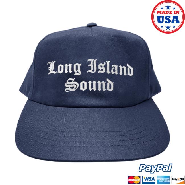 Original Long Island Sound Hoodie Sweatshirt - Navy First Port Company Shop Original Long Island Sound Hoodie Sweatshirt - Navy First Port Company Shop
