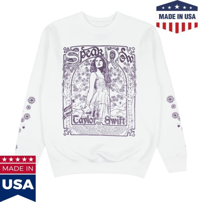 Speak Now Taylor’S Version Tracklist White Tee Speak Now Taylor’S Version Tracklist White Tee