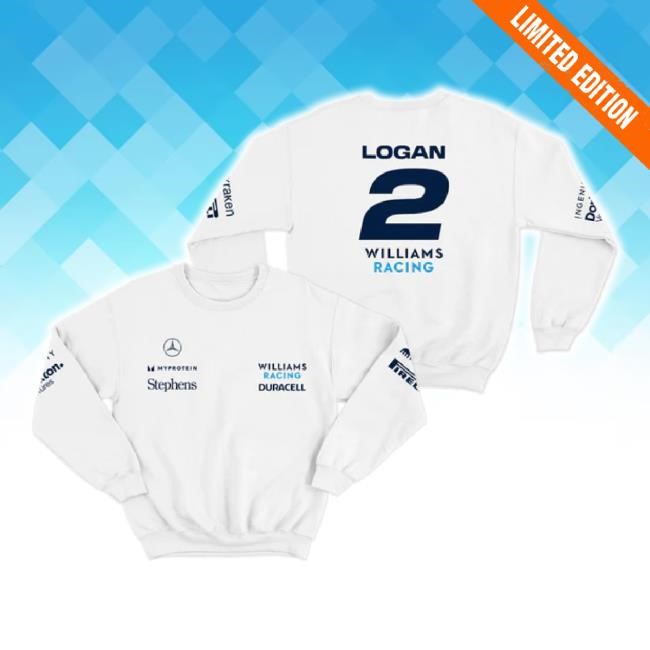 Original Moletom Williams Racing Branco 2024 Logan Sargeant t-shirt, hoodie, tank top, sweater and long sleeve t-shirt Autofas Store Shop Merch Original Moletom Williams Racing Branco 2024 Logan Sargeant t-shirt, hoodie, tank top, sweater and long sleeve t-shirt Autofas Store Shop Merch