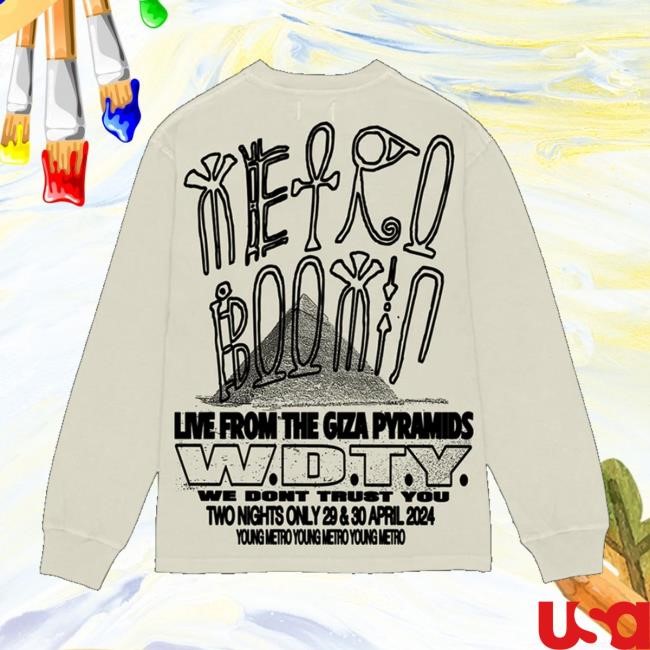 Metro Boomin Shop Store Live From The Pyramids Hoodie We Don't Trust You Merch Metro Boomin Shop Store Live From The Pyramids Hoodie We Don't Trust You Merch