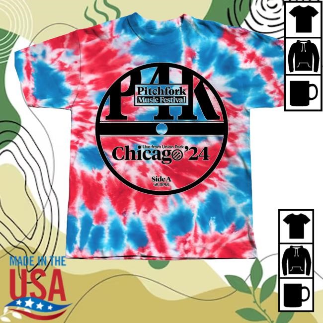 Pitchfork 2024 Tie Dye T Shirts Pitchfork 2024 Tie Dye T Shirts