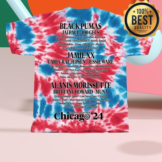 Pitchfork 2024 Tie Dye T Shirts Pitchfork 2024 Tie Dye T Shirts