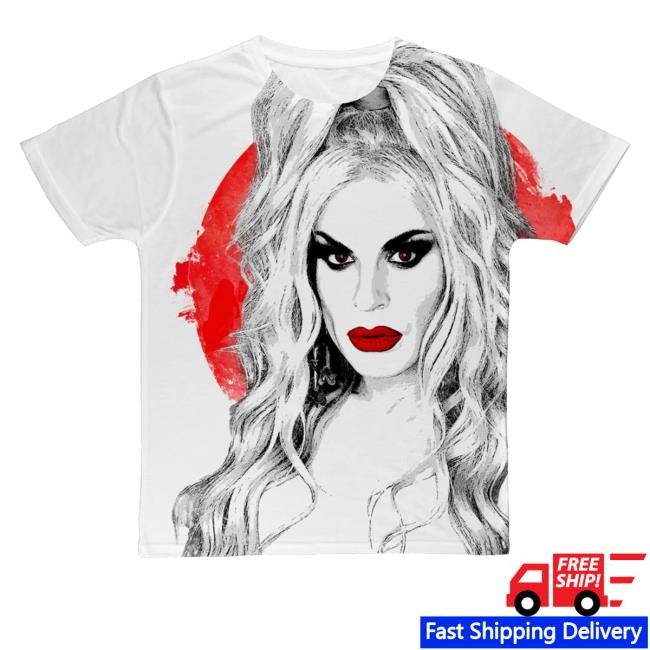 Katya High Pony All Over Print New Shirt Katya High Pony All Over Print New Shirt