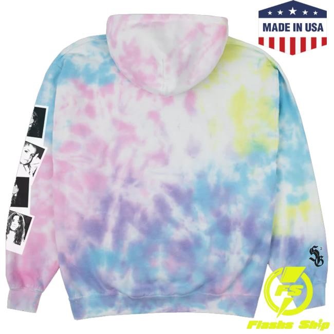 Official Interscope Merch Selena Portraits Tie Dye Tee Official Interscope Merch Selena Portraits Tie Dye Tee