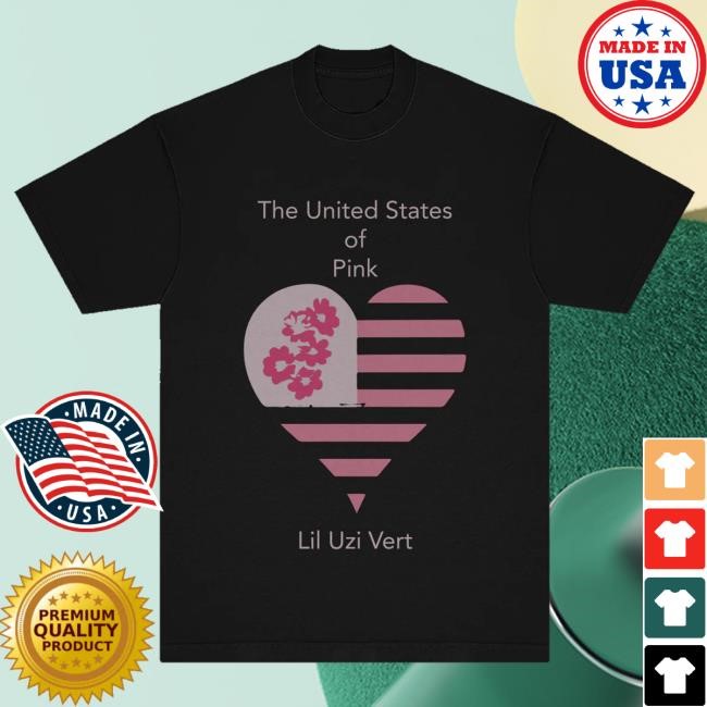 Official Liluziofficial Merch United States Of Pink T-Shirt Official Liluziofficial Merch United States Of Pink T-Shirt
