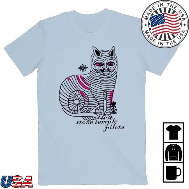 Official Stone Temple Pilots Merch Vintage Cat Shirt Official Stone Temple Pilots Merch Vintage Cat Shirt