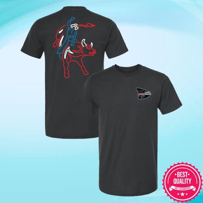 Pbr 2024 Teams Championship Neon Rider Funny Shirt