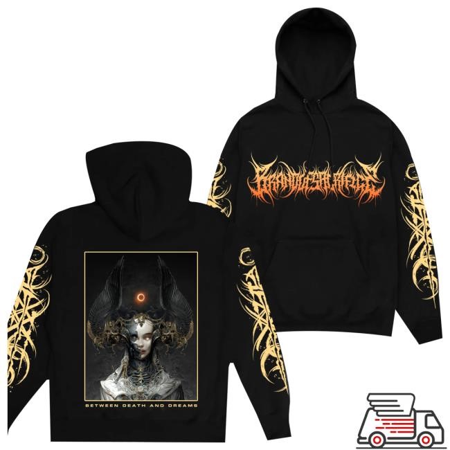 Official Brand Of Sacrifice Merch Between Death And Dreams Black Pullover Crewneck Sweatshirt