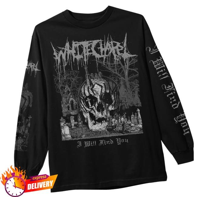 Whitechapel Merch Store Shop I Will Find You Black Sweaters