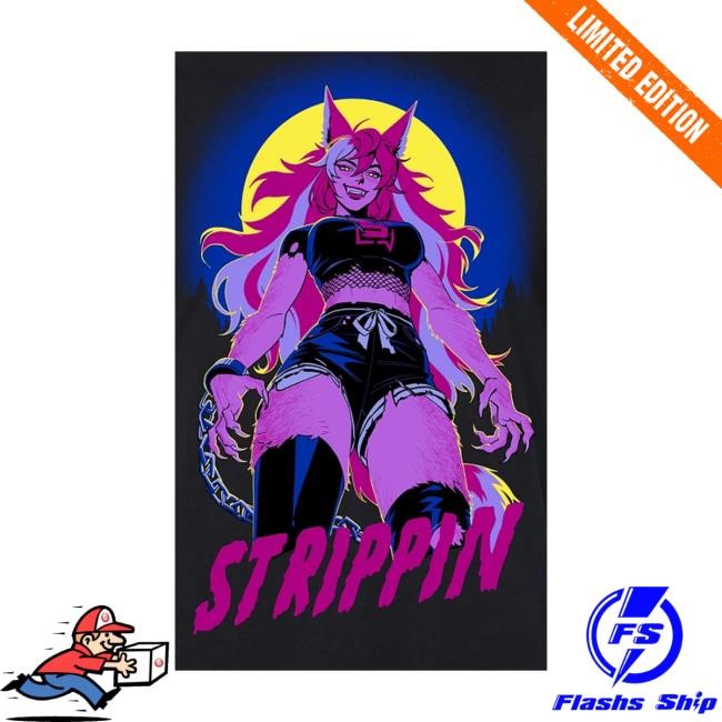 Strippin Store Strippin Horror Werewolf Red Long Sleeve Shirt