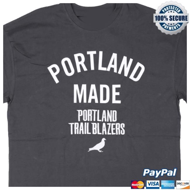 Ripcity Clothing Merch Staple X Trail Blazers Portland Made Tee Shirt