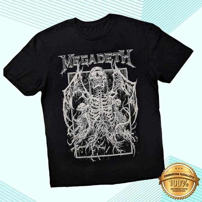 Official Rockabilia Merch Megadeth Vic Rising Hooded Sweatshirt