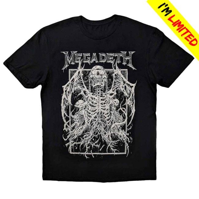 Official Rockabilia Merch Megadeth Vic Rising Tee Rockabilia Merch Megadeth Vic Rising Crewneck Sweatshirt